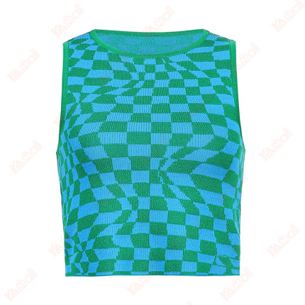 bright colored round neck tank tops
